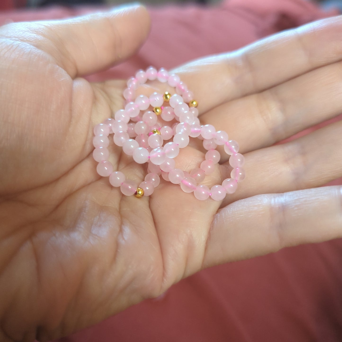 Beaded Crystal Rings