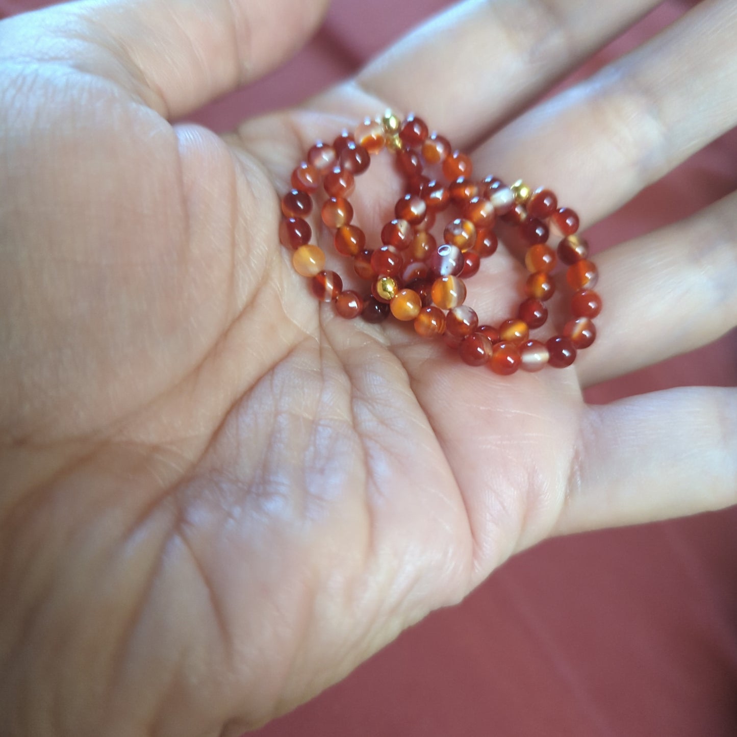 Beaded Crystal Rings