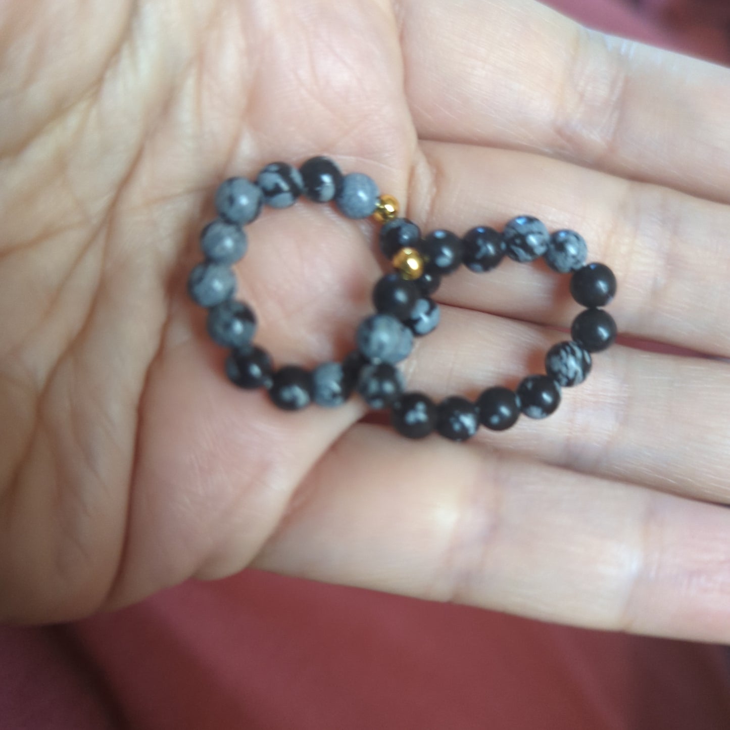 Beaded Crystal Rings