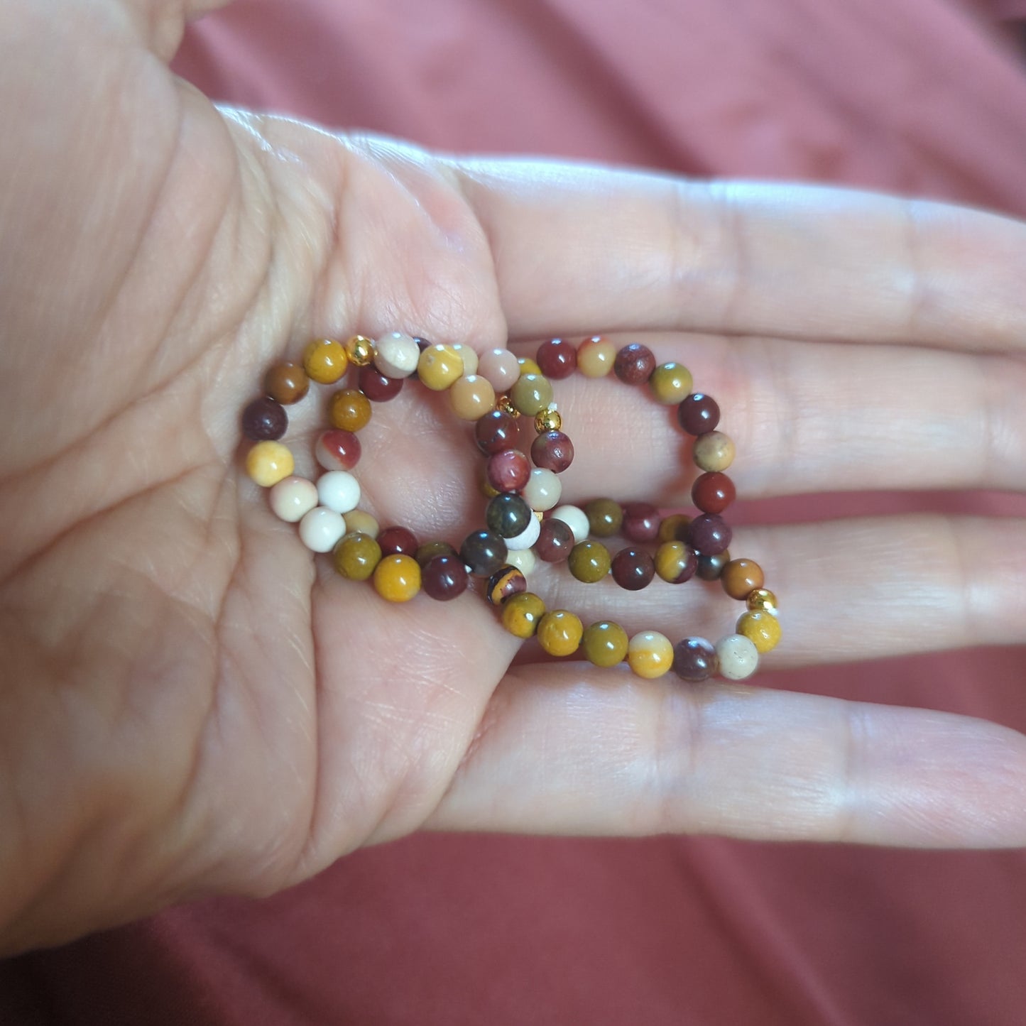 Beaded Crystal Rings