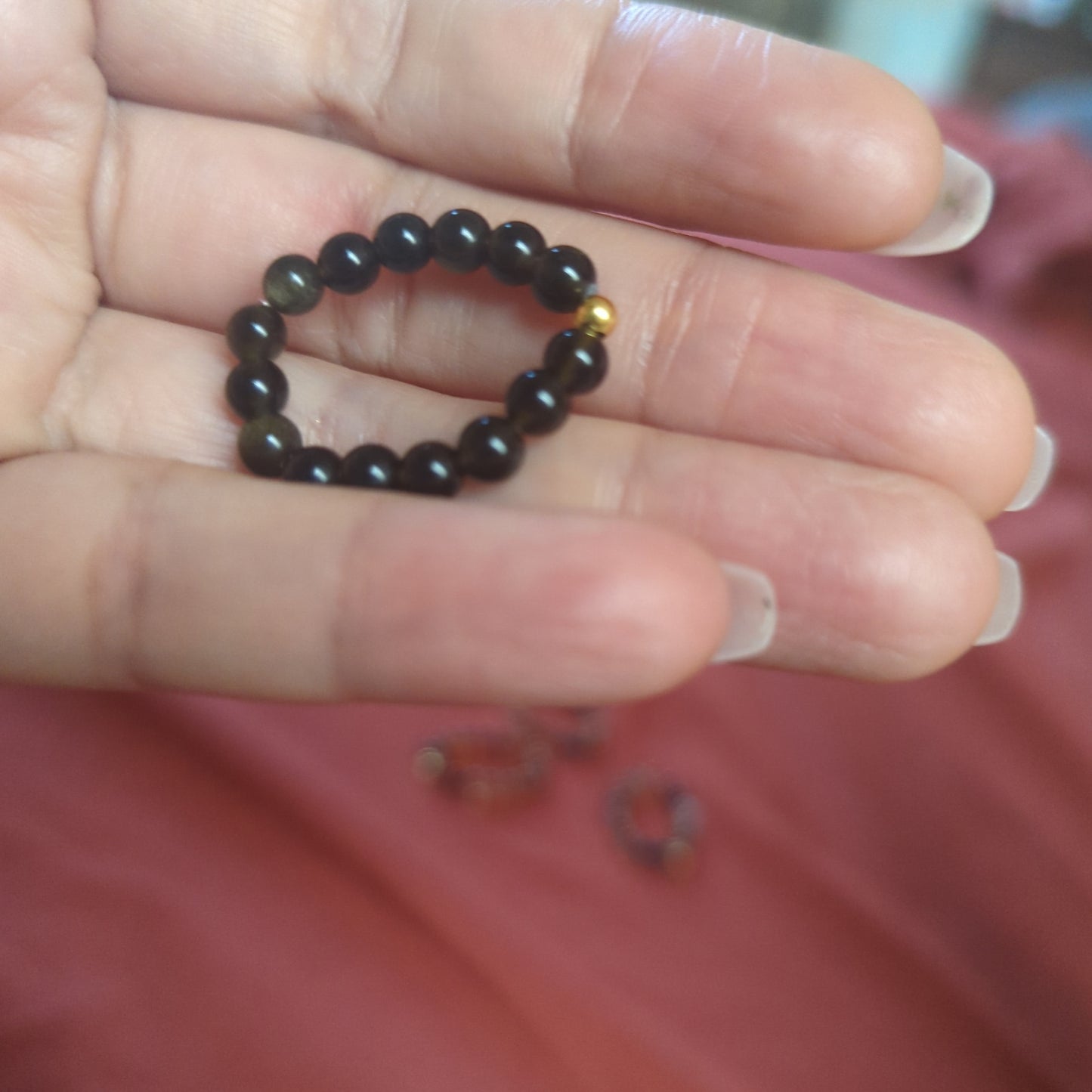 Beaded Crystal Rings