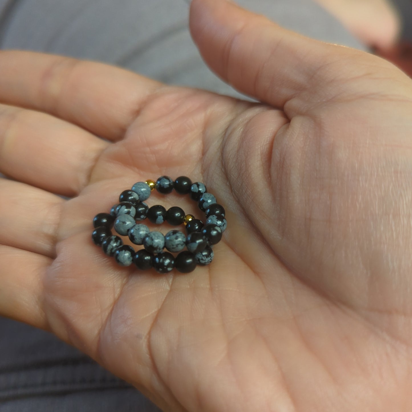 Beaded Crystal Rings