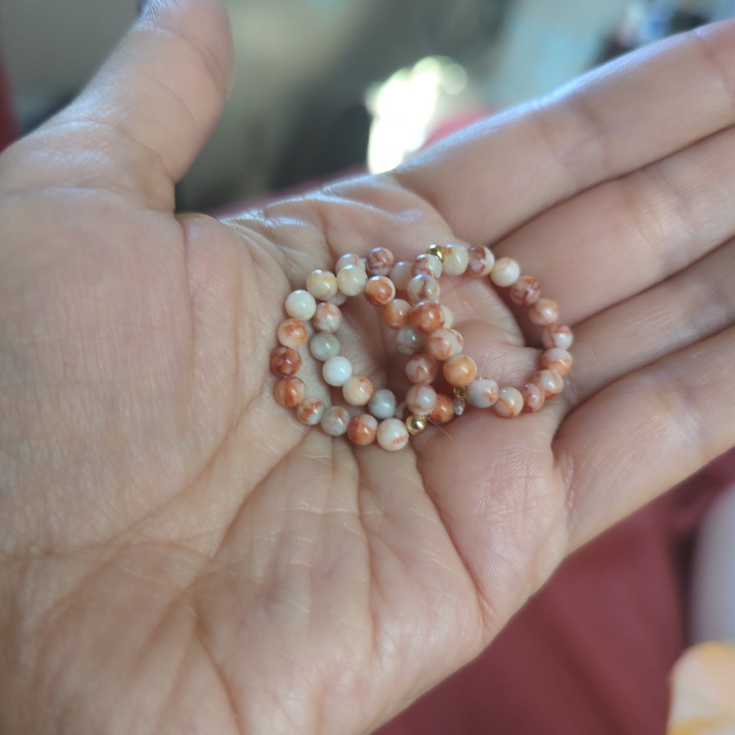 Beaded Crystal Rings