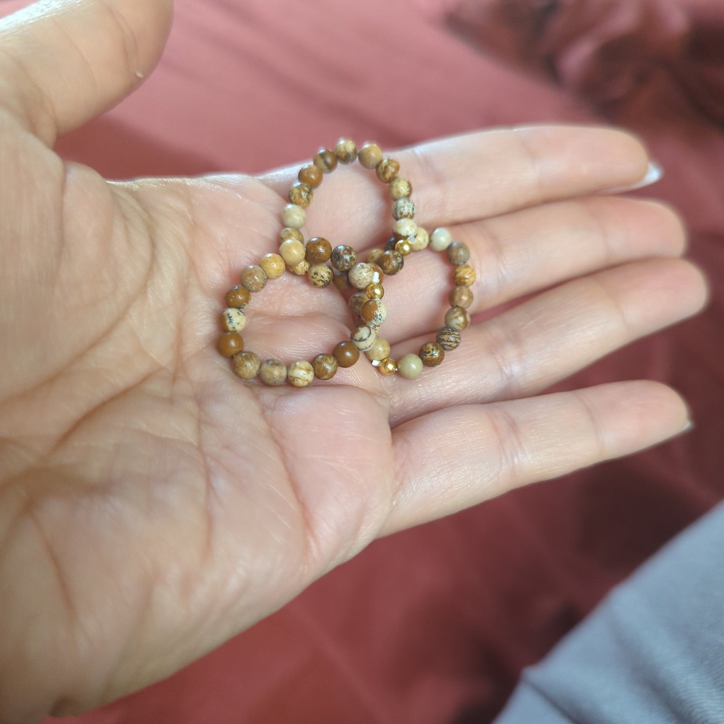 Beaded Crystal Rings