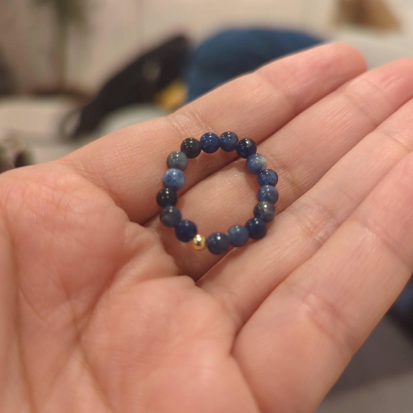 Beaded Crystal Rings