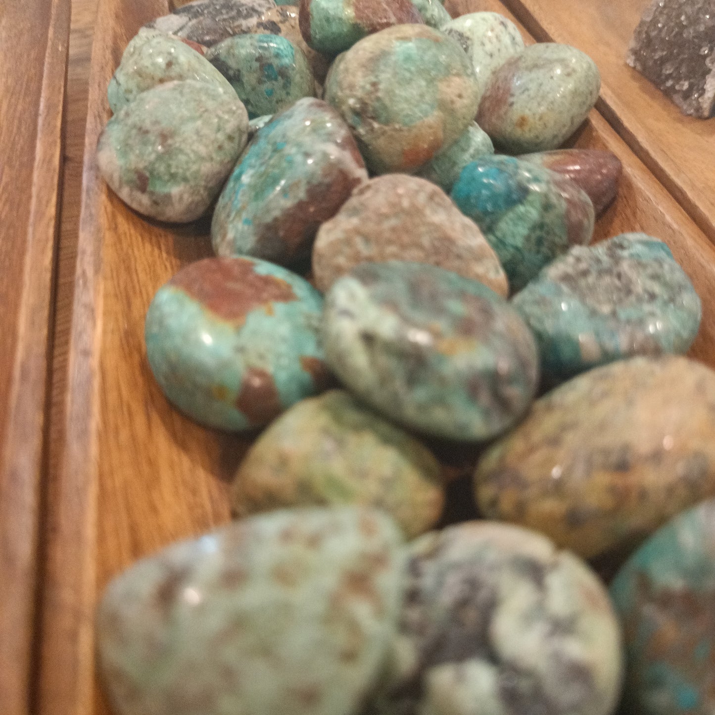 Turquoise Stone Crystal Tumbles