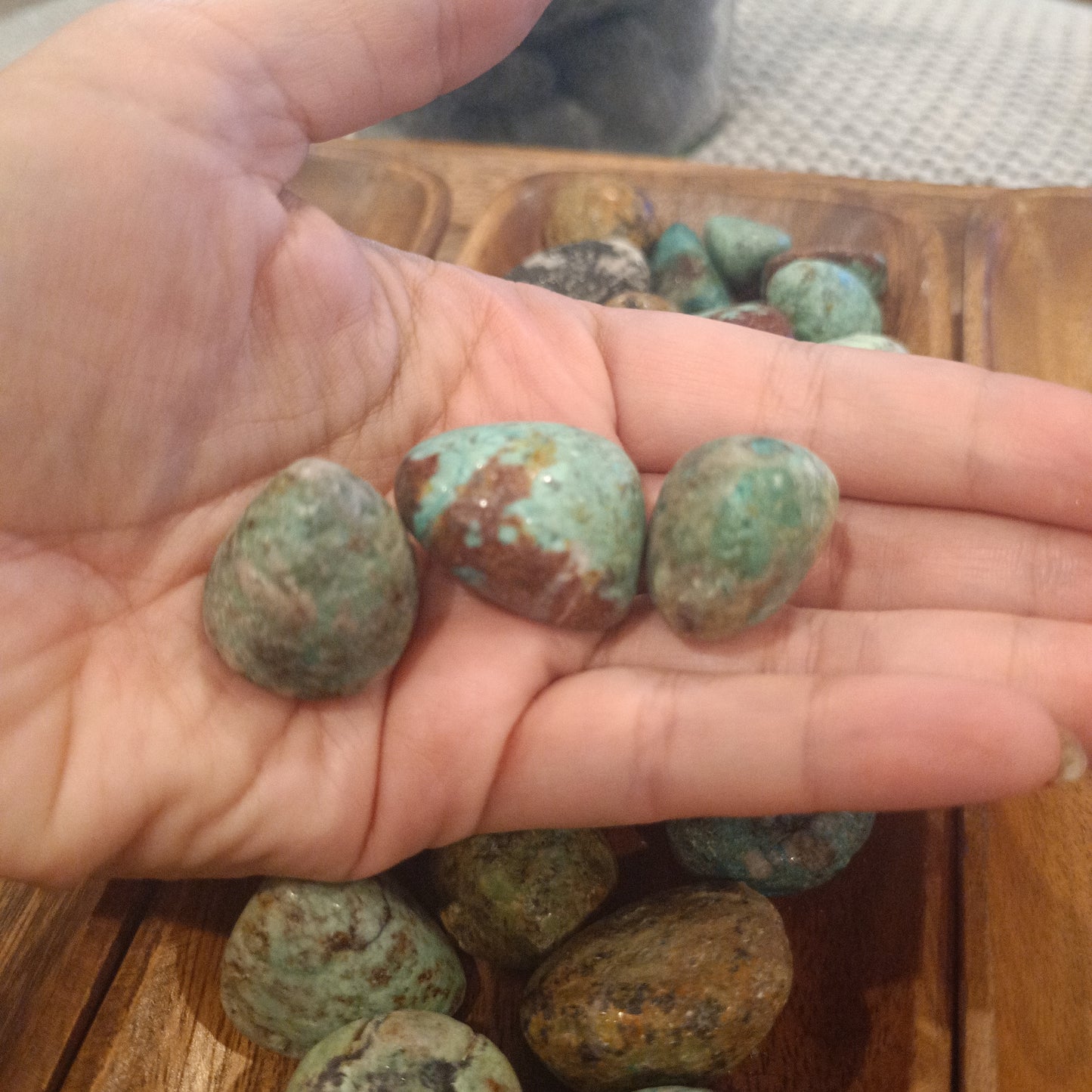 Turquoise Stone Crystal Tumbles
