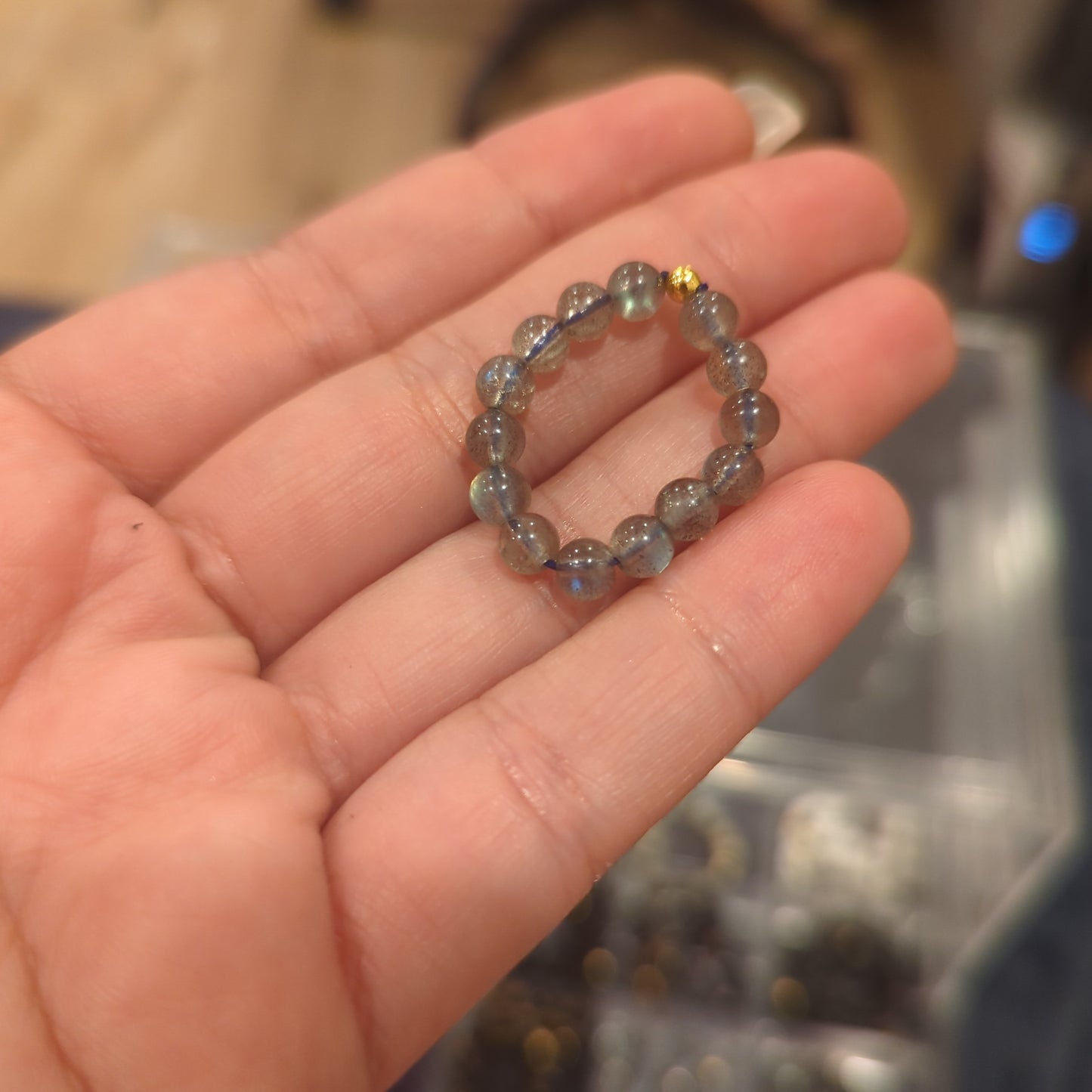 Beaded Crystal Rings