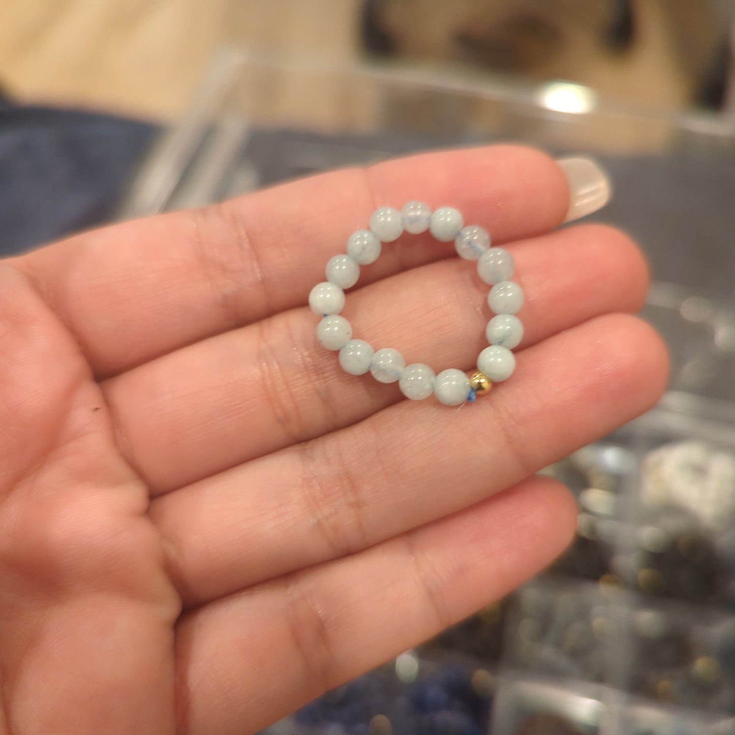 Beaded Crystal Rings