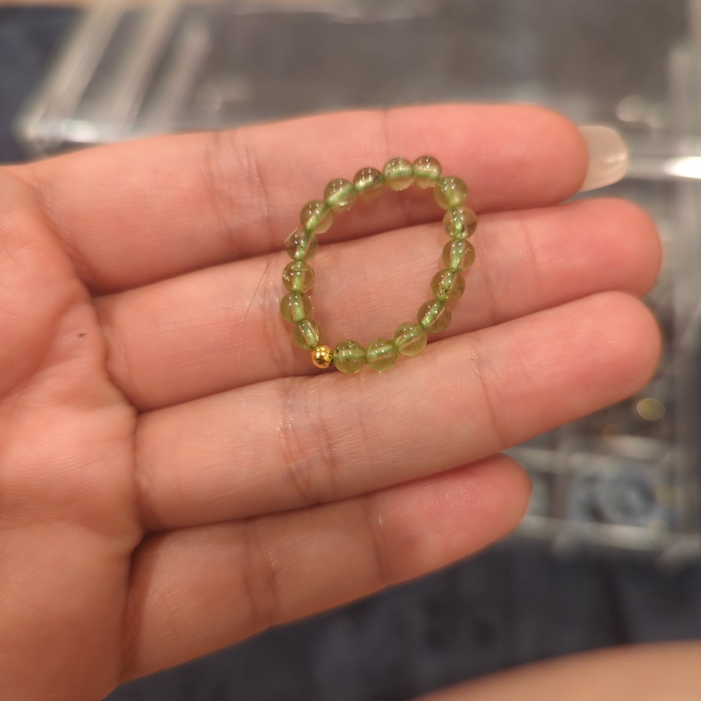 Beaded Crystal Rings