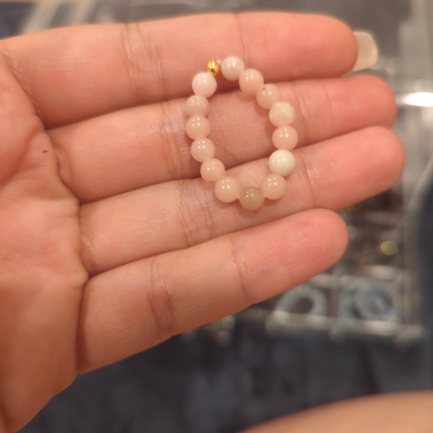 Beaded Crystal Rings