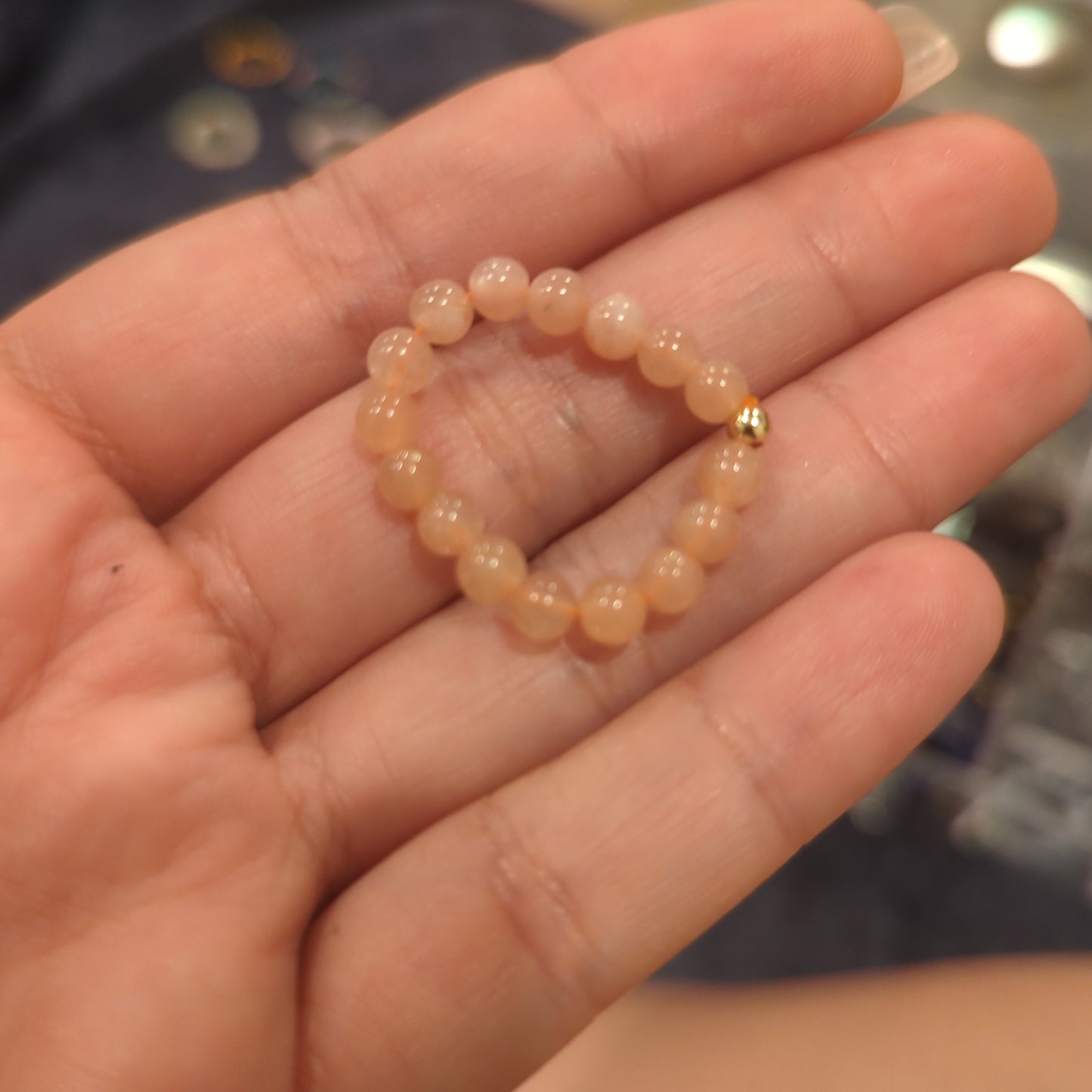 Beaded Crystal Rings