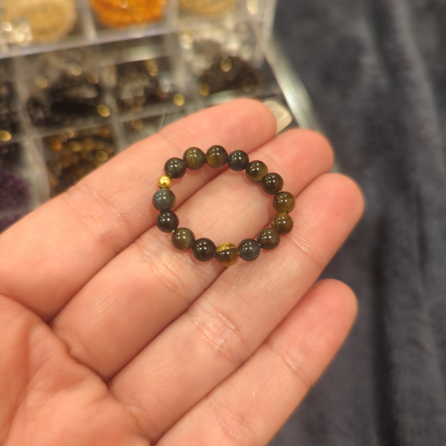 Beaded Crystal Rings