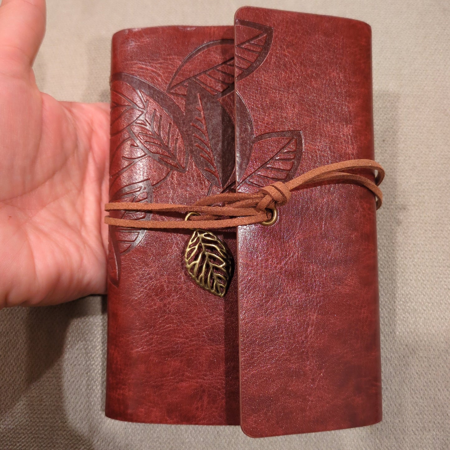 Notebook Journal or Grimoire with Nature Themes