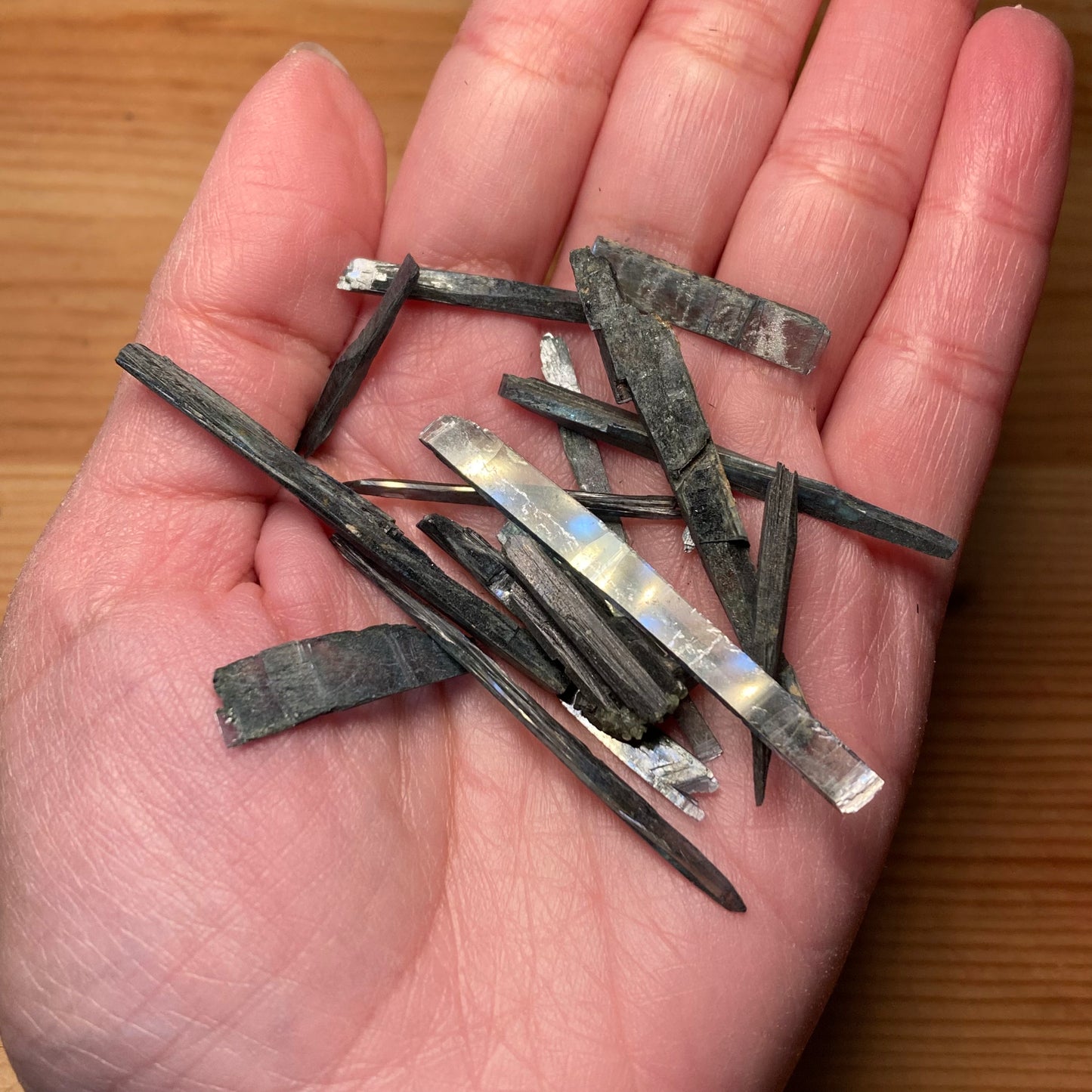 Vivianite Raw Crystal Pieces and Bundles