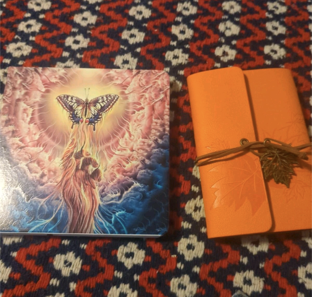 Notebook Journal or Grimoire with Nature Themes
