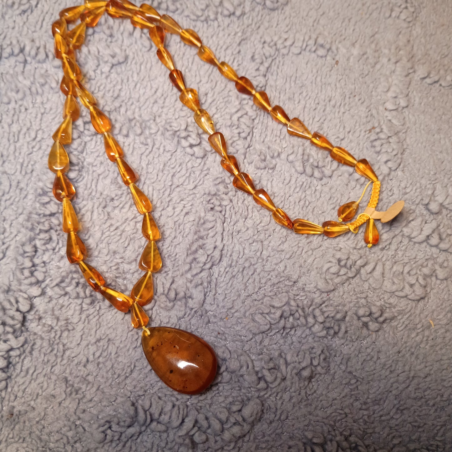 Amber Drop Necklace