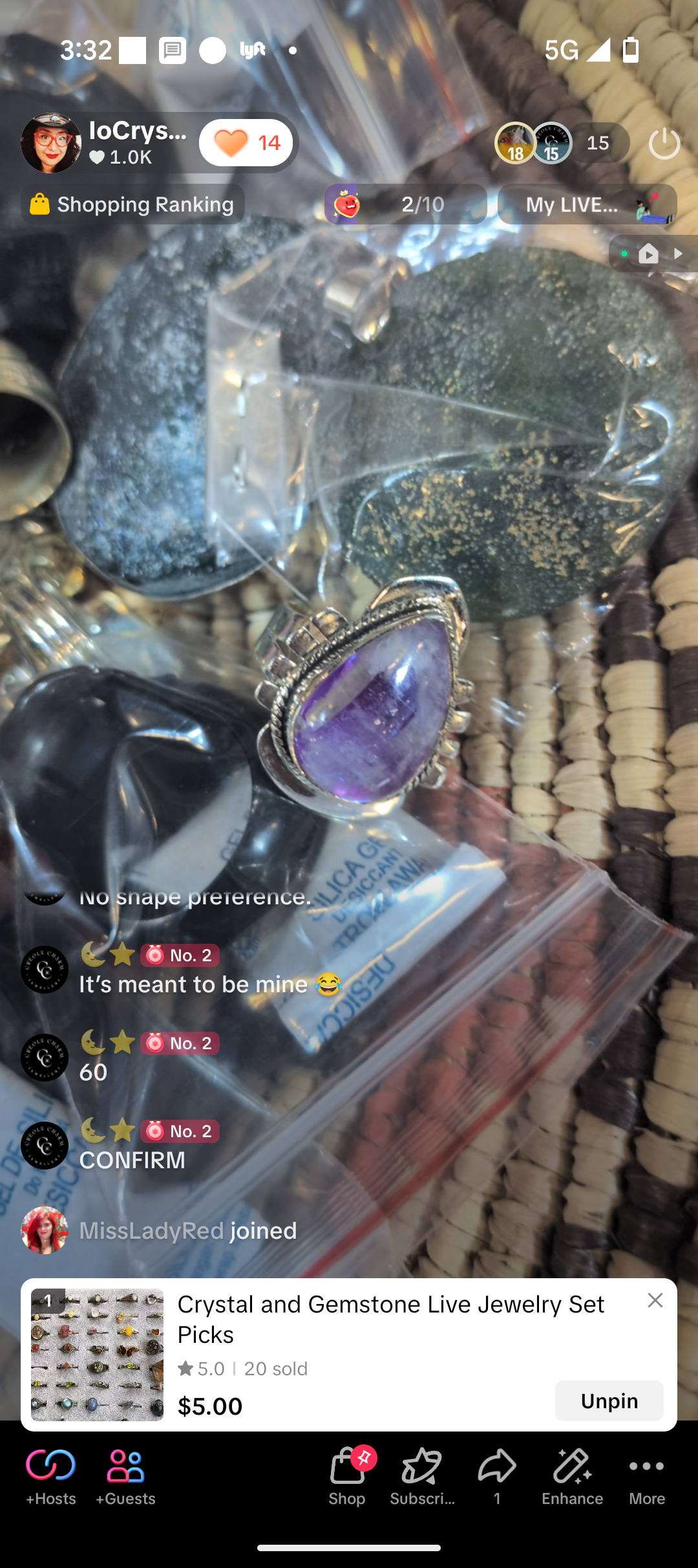 Live Sale Claims