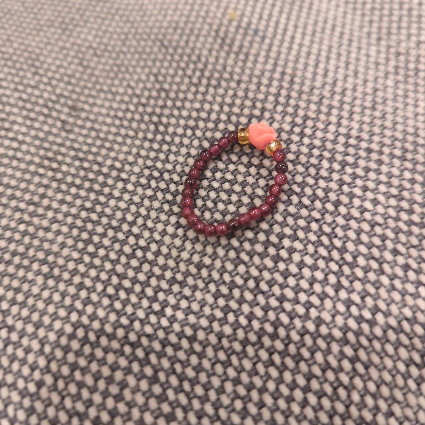 Beaded Crystal Rings