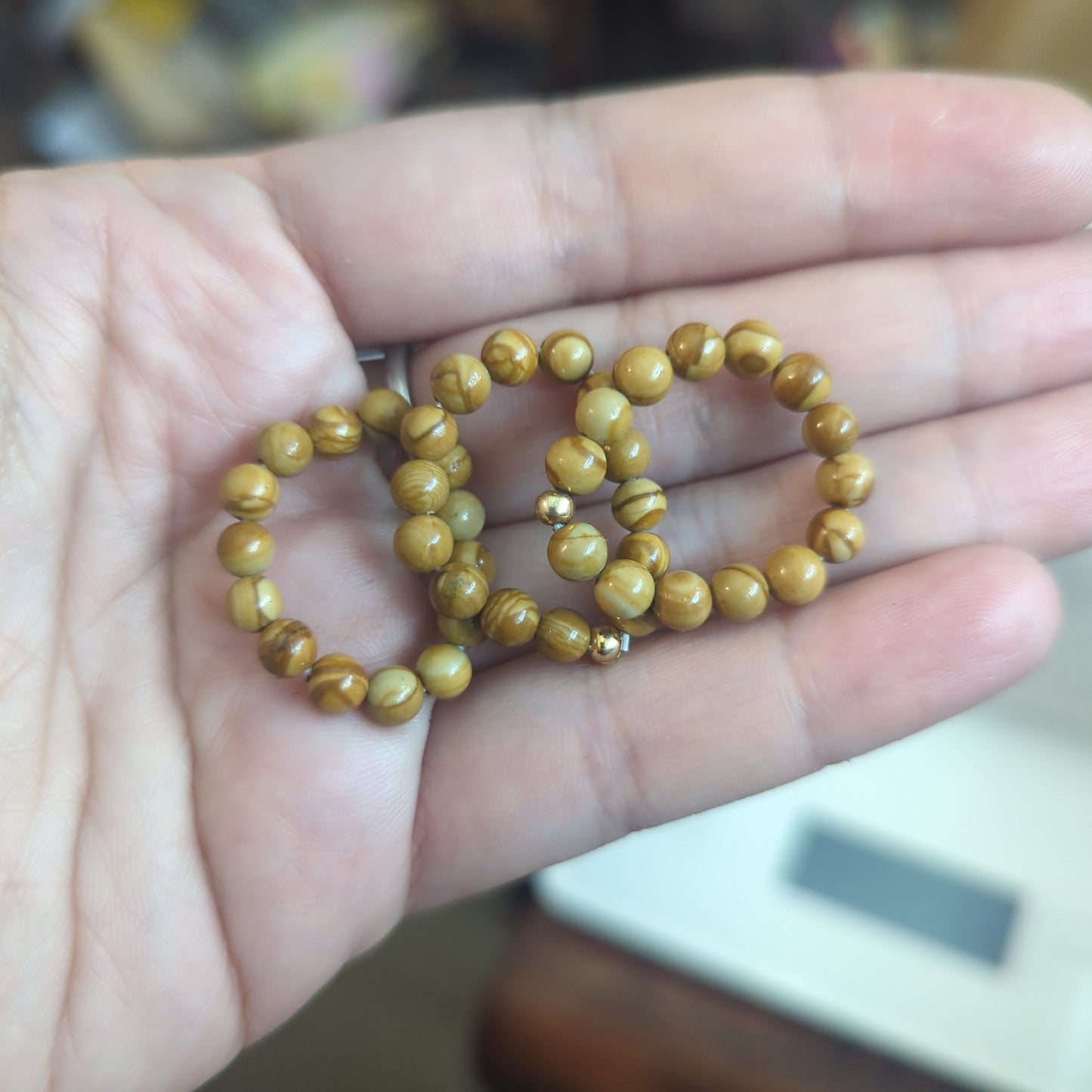 Beaded Crystal Rings