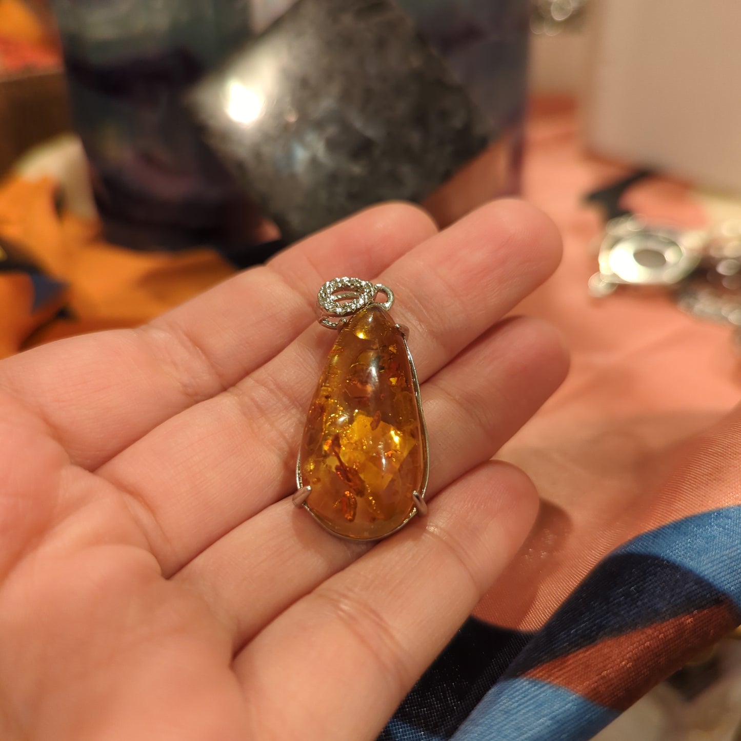 Cherry Amber Pendant