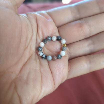 Beaded Crystal Rings