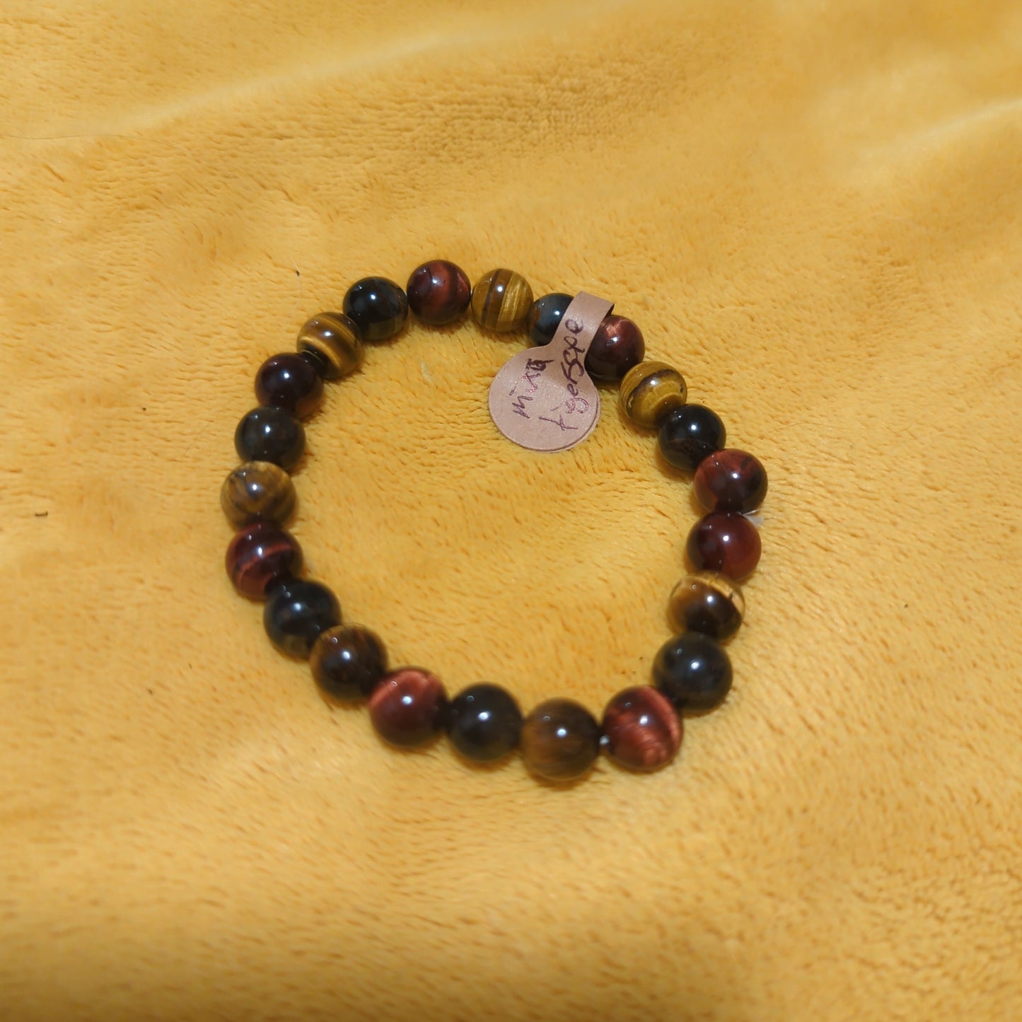 Rainbow Tiger's Eye Beaded Bracelets