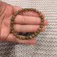 Unakite Beaded Bracelet 6mm