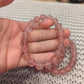 Strawberry Quartz Beaded Bracelet 10mm