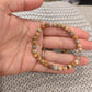 Crazy Lace Agate Beaded Bracelet 6mm