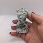 Moss Agate Crystal Lady Body Carving