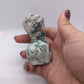 Moss Agate Crystal Lady Body Carving