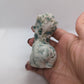 Moss Agate Crystal Lady Body Carving