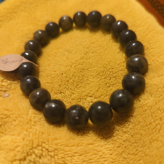 Shungite Bracelet, 10mm