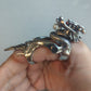 Dragon Steampunk Medieval Cosplay Ring with Joint