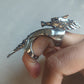 Fox Steampunk Medieval Cosplay Ring with Joint