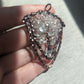 Clear Quartz Tree of Life Shield Pendant