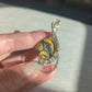 Druzy Bumblebee Jasper Wire Wrapped Pendant