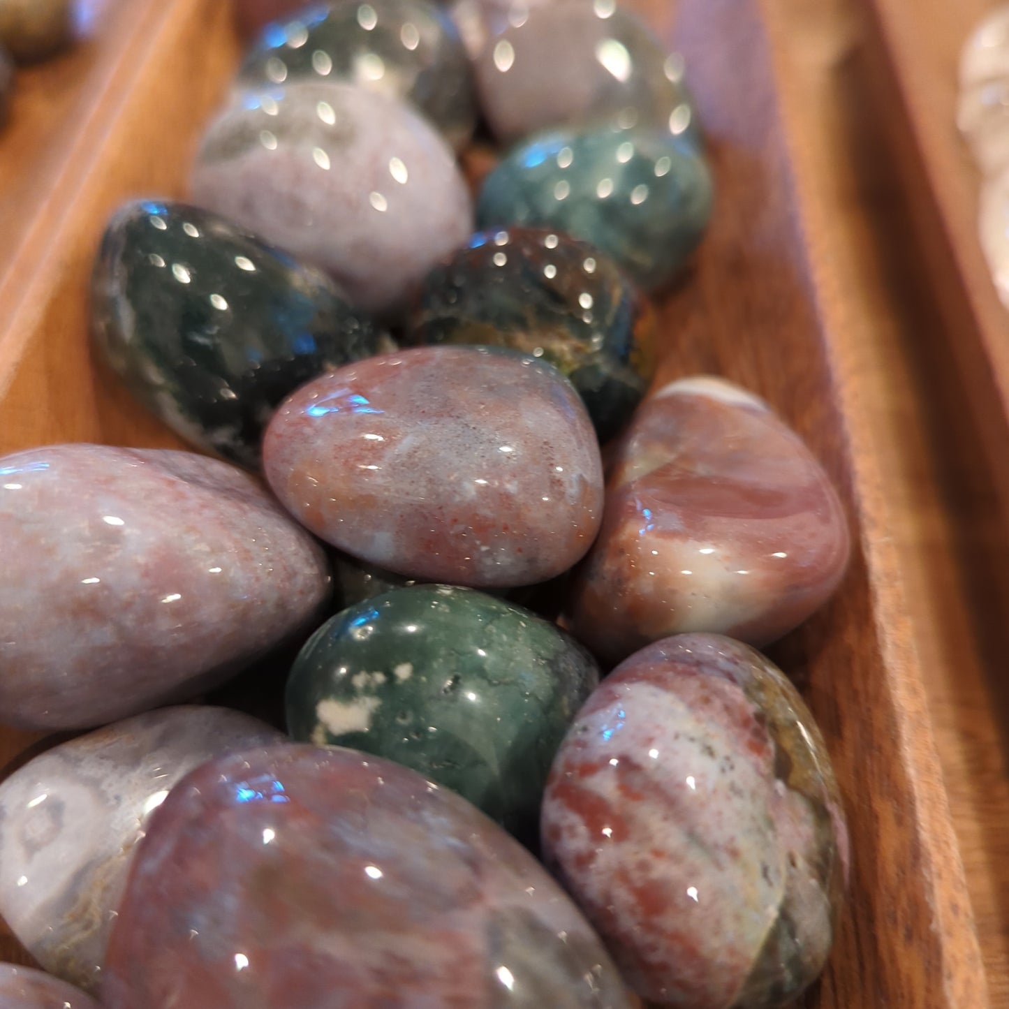 Sea Jasper Crystal Tumbles