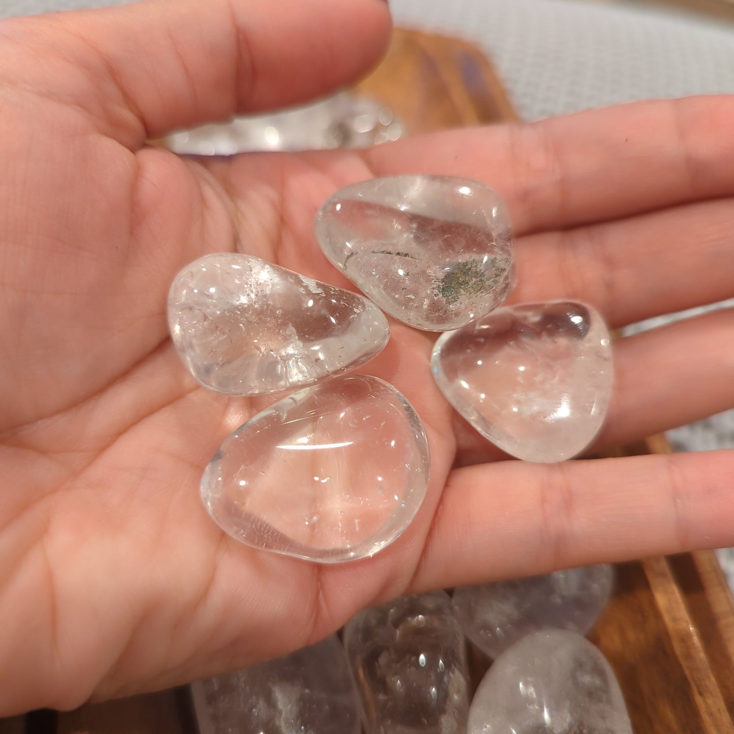 Clear Quartz Crystal Tumbles