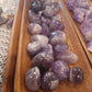 Dream Amethyst, Chevron Amethyst Crystal Tumbles