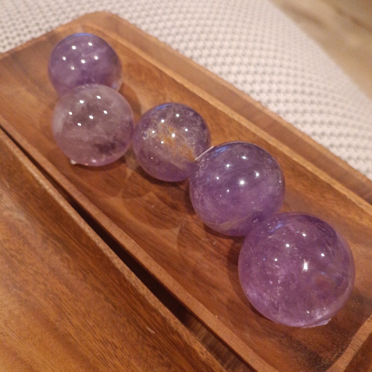 Amethyst Crystal Spheres