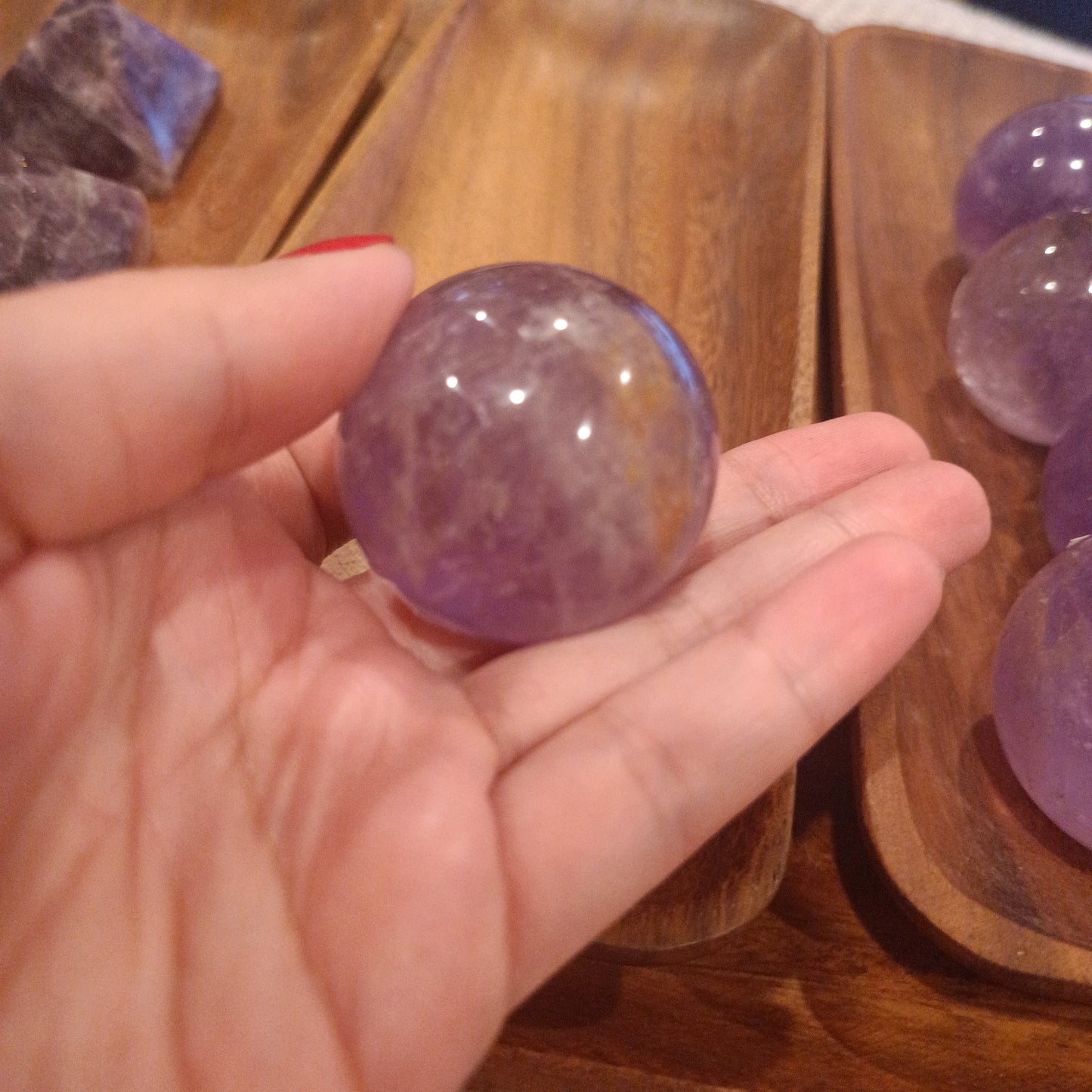 Amethyst Crystal Spheres