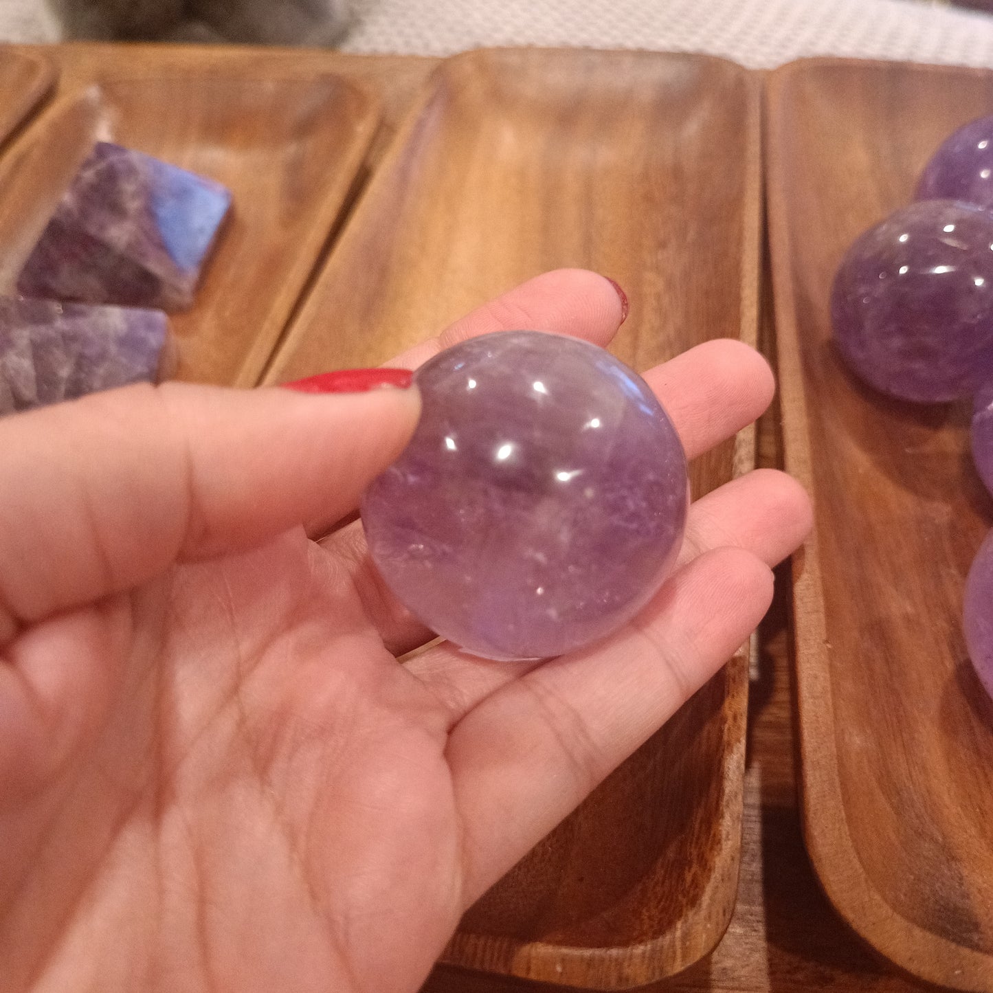 Amethyst Crystal Spheres