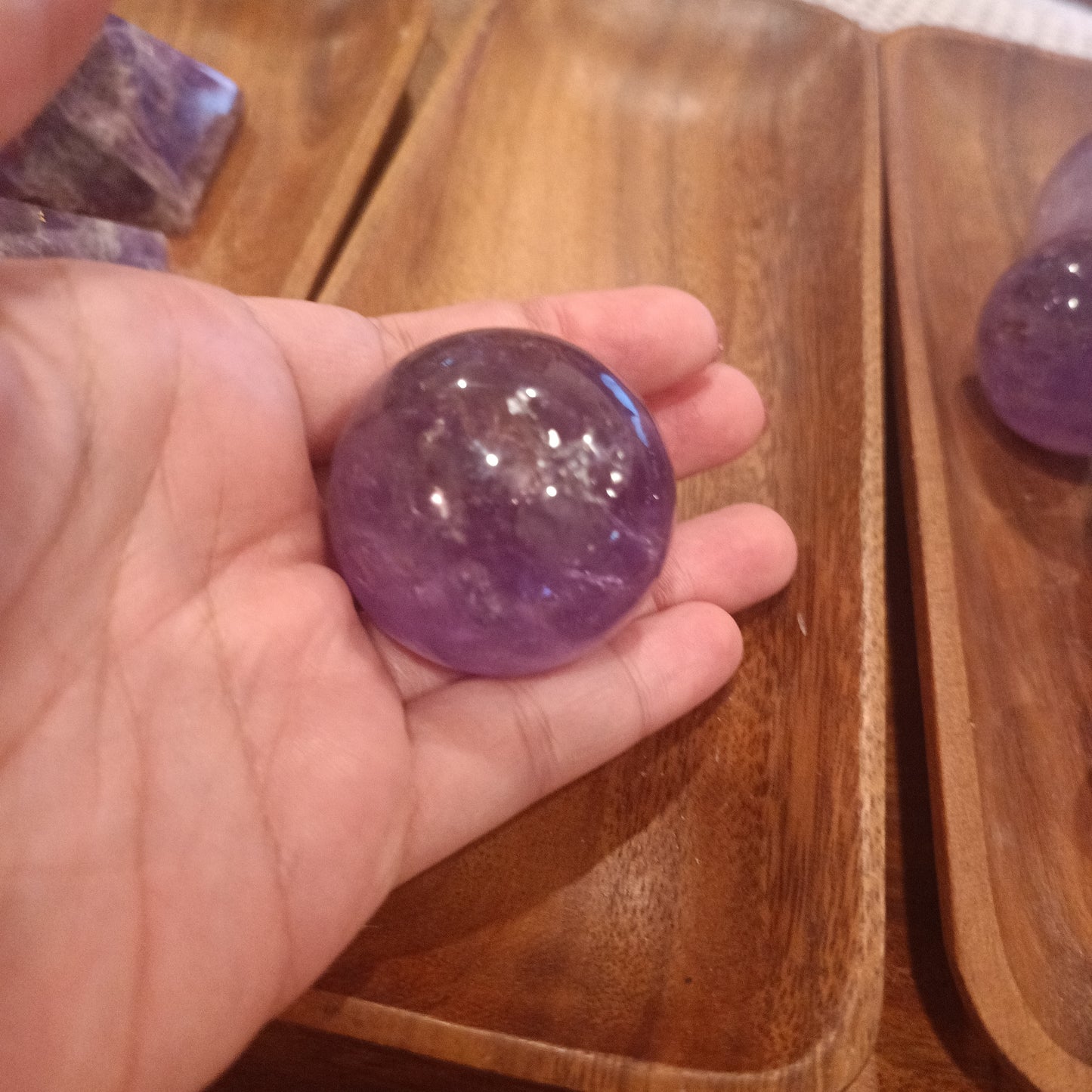 Amethyst Crystal Spheres