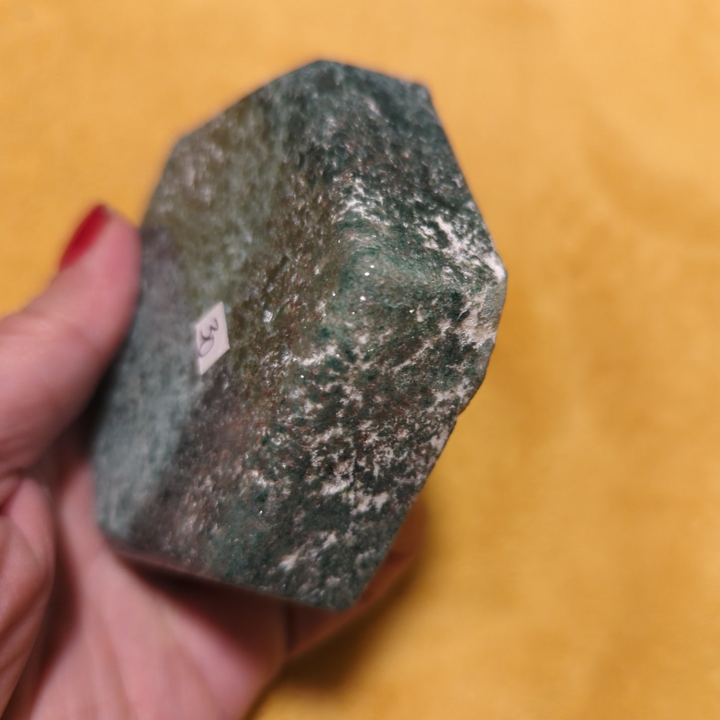 Moss Agate Crystal Hexagon Bowl or Sphere Holder