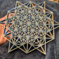 3D Printed Crystal Grid Made of PLA Renewable Plastic