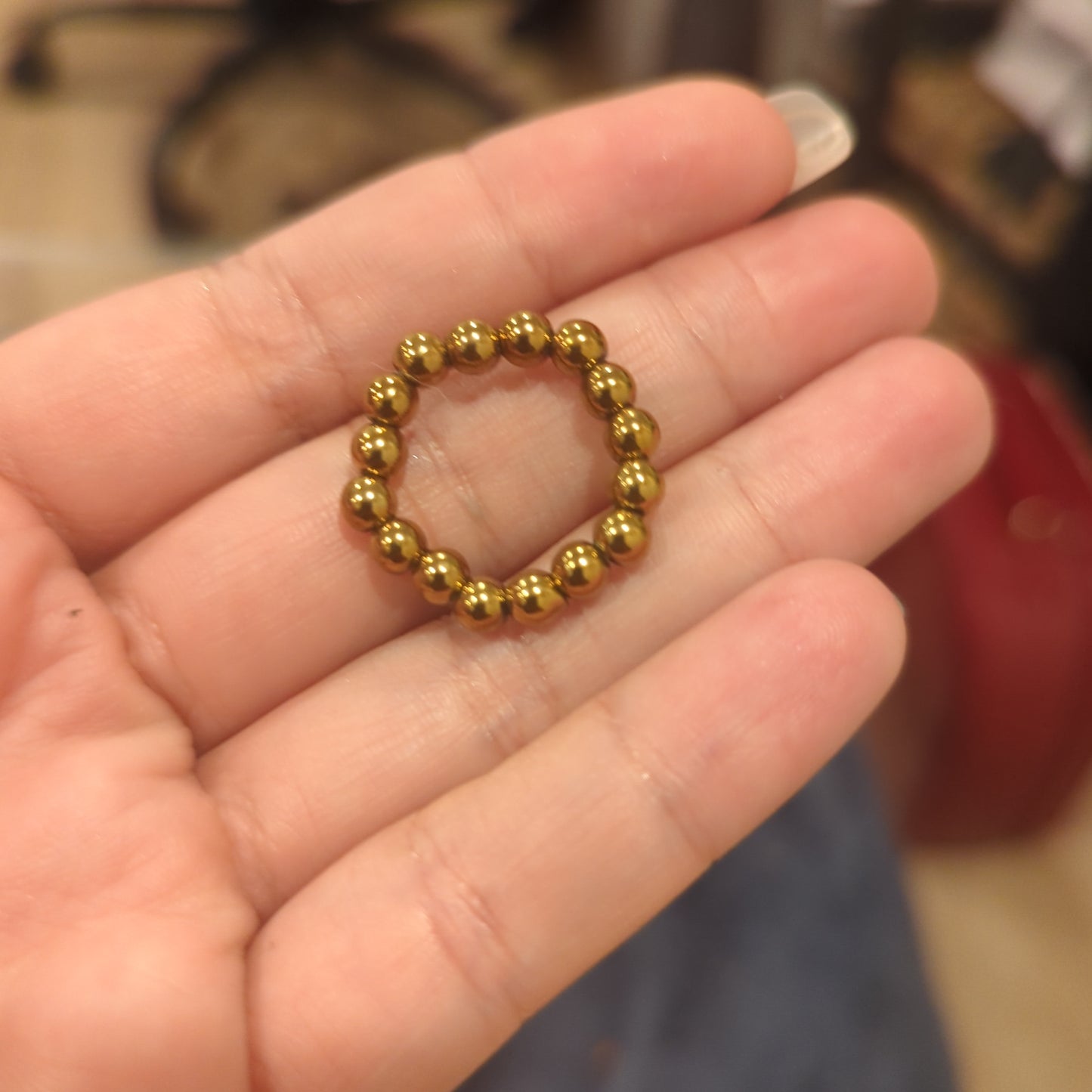 Beaded Crystal Rings