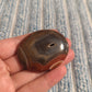 Druzy Sardonyx Crystal Worry Stone or Pocket Rock