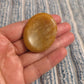 Orange Aventurine Crystal Worry Stone or Pocket Rock